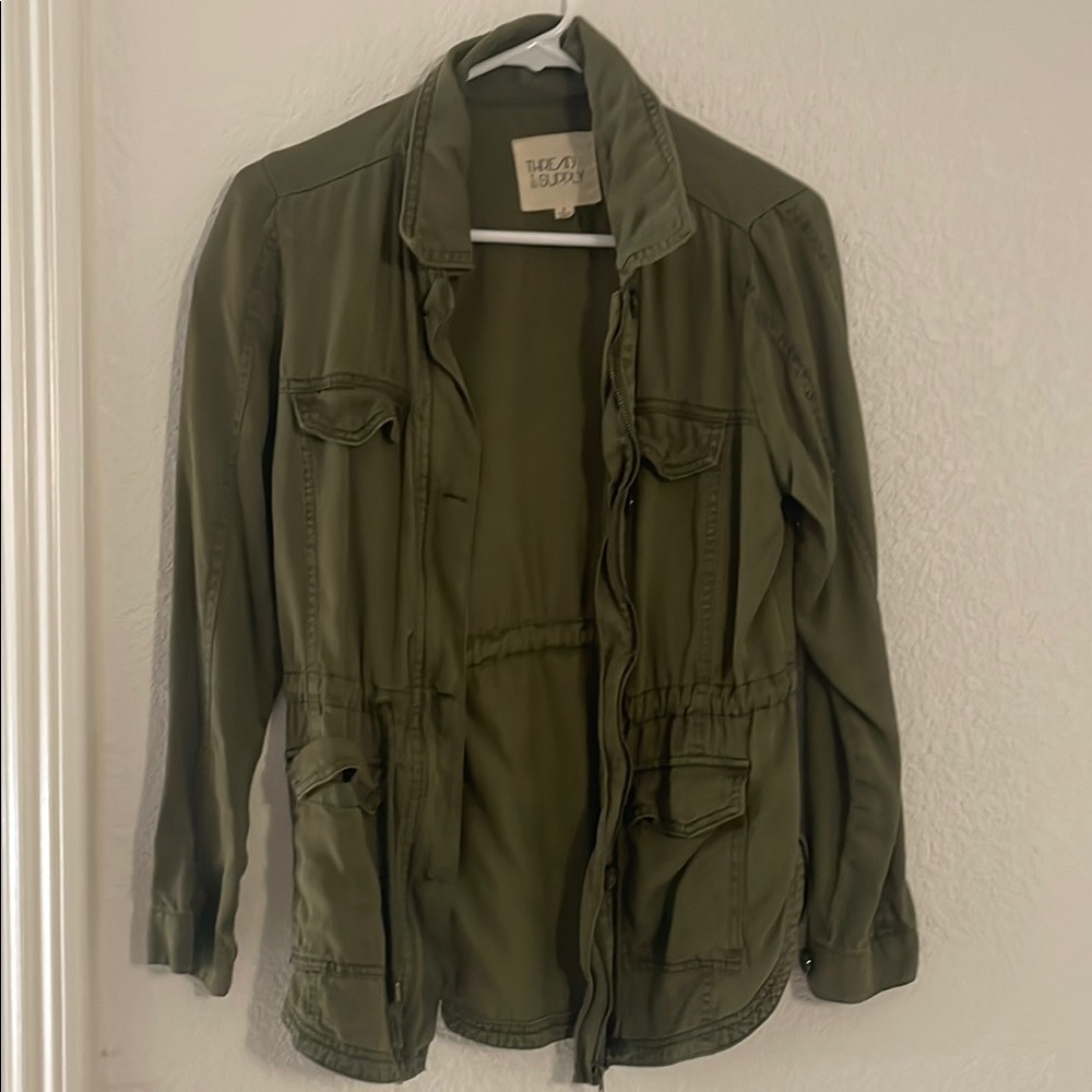 Olive Green Utility Jacket
